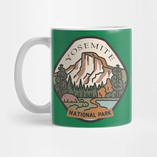 Yosemite National Park Travel Sticker Mug